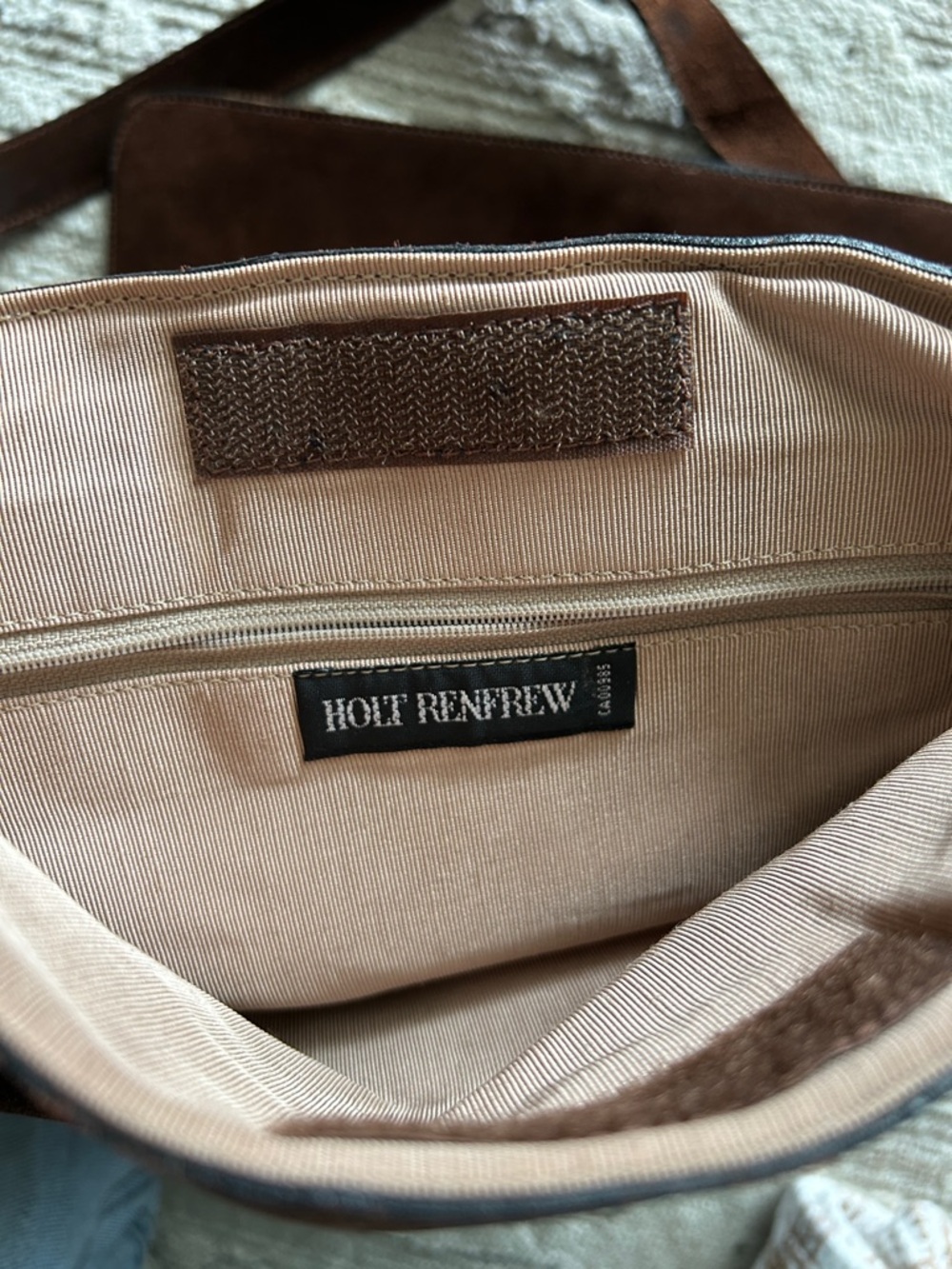 Holt Renfrew Suede & Calf Hair Leopard Crossbody Bag - Picture 10 of 14